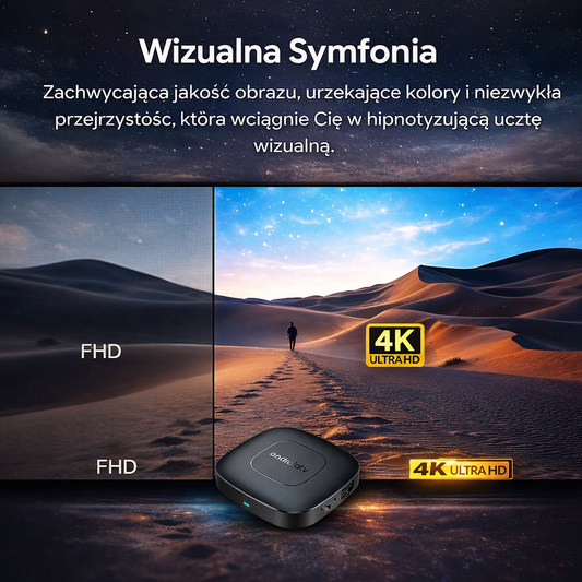 Android 16 – Smart TV Box 4K (Netflix / YouTube / WiFi 5G / Bluetooth)